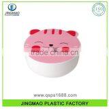 Lovely Design Animal Shape Small Size Plastic Lunch Box For Kids