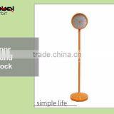 Office Furniture Modern Digital Standing Clock, Metal Vintage Floor Clock thumbnail-3