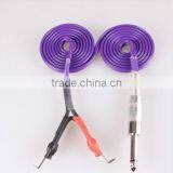 New Pro Purple Long Clip Cord For Rotary Tattoo Gun Coil Machine Power Supply thumbnail-1