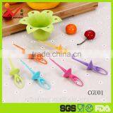 Factory Good Price ABS Colorful Disposable Top Quality Plastic Fruit Fork thumbnail-1