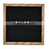 Oak Frame Letter Board Felt Insert Plastic Letters thumbnail-2
