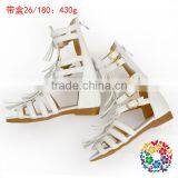 Cheap Price White Color Kids Girls High Heel Sandals China Wholesale Kids Shoes Children Girls New Sandals thumbnail-3