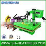 Multi-functional 8 in 1 Heat Press Machine for T-shirt Mug Cap and Plate.