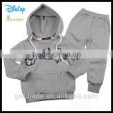 Custom 100% Cotton Casual Print Baby Clothing Sets With Hood
