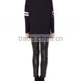 2015 New Fashion Round Neck Long Sleeve Polo Womens T-shirt Wholesale thumbnail-3