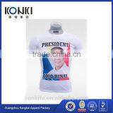 Cheap Round Neck T-shirt100% Cotton President Election T-shirt 2017 New Design