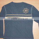 100%cotton Fashionable Mens Long Sleeve T-shirt thumbnail-1