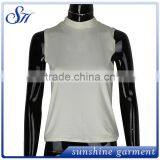 2017 Best Selling Womens Basic Soft Sleeveless T Shirt thumbnail-1