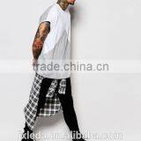 Cheap Price Super Oversized Sleeveless Cut and Sew Casual Men T-shirt thumbnail-4