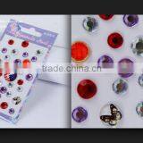 Eco-friendly Decorated Body Self Adhesive Acrylic Rhinestone Gem Sticker thumbnail-5