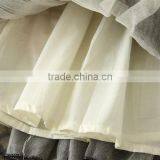 Wholesaler In Stock Item Lace Pattern Mini Dress Black White Cotton Midi Tutu Skirt thumbnail-5