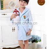 Lovely Soft Hooded Fleece Bathrobe Pajamas for Kids thumbnail-3