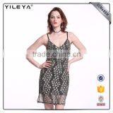 Oem & Odm Service Spaghetti Strap Printing Dress Women Casual 2017 thumbnail-5