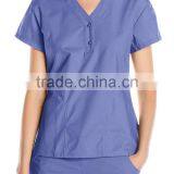 Women's V-neck Scrub Top With Closure Hospital Uniform thumbnail-5