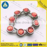 Manufacturer Directly Supply Metal Collar Extenders in Individual Package With Different Colors of Diamond Studded thumbnail-4