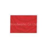 Red Natural Ash Wood Veneer For Furniture , 0.45 mm Thickness