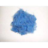 38mm / 51mm / 76mm 1.5 D Blue Dyed Polyester Staple Fiber for Non-Woven Fabric thumbnail-1