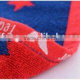 Red and Blue Color Dye Yarn Jacquard Cotton Face Towel/hand Towel/ Bath Towel thumbnail-3