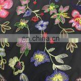 Eco-Friendly Customerized Color Lace Fabric thumbnail-3