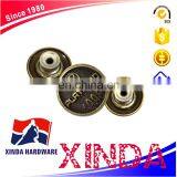 20mm Zinc Alloy Button, Metal Buttons for Customized Design