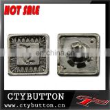 CTY-ZY053 plain metal buttons