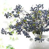 Good Quality 2 Branches Artificial PE Blue Berry For Christmas Decoration thumbnail-3