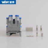 DIN Rail Terminal Blocks Threaded Current TerminalUK6N Screw Connector thumbnail-3