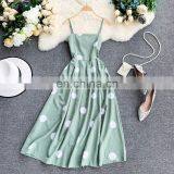 TWOTWINSTYLE Vintage Strapless Off Shoulder Backless DOT Dresses Female Fashion 2020 thumbnail-3