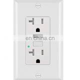 TOPELE 20Amp GFCI Outlet, Indicator With LED Light, Nylon Wall Plate and Screws Included Wall Electric Sockplastic Socket Shell thumbnail-5