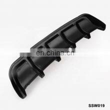 Universal Black Car Rear Bumper Body Kit Shark Chin Spoiler Lip Diffuser Trim Cover AF-ZLB04C67 thumbnail-2