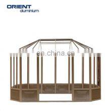 New Coming Modern Style Economic Low Cost Poly Carbonate Sheet Cover Outdoor Greenhouse Aluminium Frame thumbnail-4