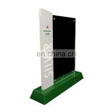 Desktop Acrylic Sign Holder With LED light for displaying menu