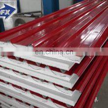 Shandong Colored Steel Polyurethane Cladding Polyurethane Material Rock Wool Composite Board Panel thumbnail-5