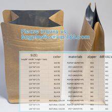 Kraft Paper Pouch, Odor Proof Bags, Zip Top Waterproof For Food Storage, Heavy Duty Ziplock, Heat Sealable thumbnail-2