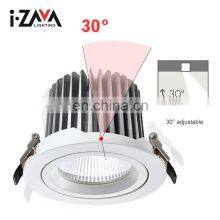 Mini Height Anti Glare IP20 Indoor COB 14W 16W Recessed Led Down Light thumbnail-5