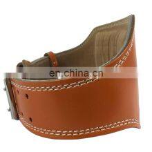 Custom Logo Gym Leather Weight Lifting Belt Gym Training Belt Gym Fitness Training Leather Weight Lifting Belt thumbnail-3