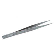 Stainless Steel Tweezers Elbow, Thin Tip, Anti-static Small Tweezers, Bird's Nest, Hair Picking, Acne Clip, Repair Tool With Texture ST-12 thumbnail-2