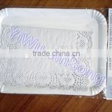 Food Grade Paper Doily With Plate Packed