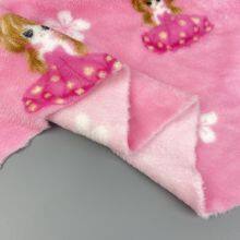 Wholesale of Spot Flannel Coral Velvet Cartoon Printed Home Clothes, Pajamas, Blankets, Home Textiles, Pillows, Slippers, Pet Clothing Fabrics thumbnail-5