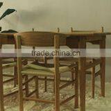 Replica Simple Style Hans J.Wegner 4 Seater Wood Dining Table CH327 for Dining Room