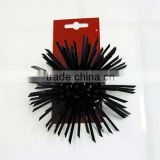 black matte coated ribbon flower bow for gift decration