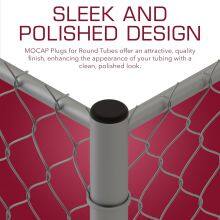 Schedule 40 UV Resistant Wrangler Bumper End Cap Round Steel Pipe Tubing Plugs RNPP thumbnail-3