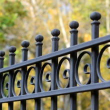 Customizable Wrought Iron Garden Fence Panels for Commercial Use thumbnail-5