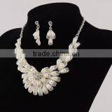 Simple Fashion Atmosphere Design Wedding Jewelry Luxury Pearl Necklace Set thumbnail-3