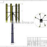 50kw Vertical Axis Wind Turbine for Business thumbnail-2