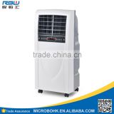 Rotating air cooler fan for room with cooper motor winding