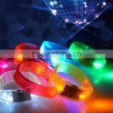 Hot Selling Voice Control Led Bracelet Sound Activated Glow Bracelet for Party Clubs Concerts Dancing Christmas thumbnail-1
