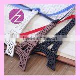 New Arrived Eiffel Tower Shape Laser Cut Paper Bookmark SQ-1from Haoze