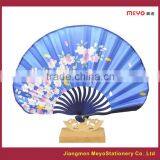 2015 Flower Fabric Hand Held Fan for Business Present Quality Choice thumbnail-1
