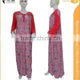 100% Rayon Maxi Dress,long Dress, Muslim Throbe With Lace thumbnail-1